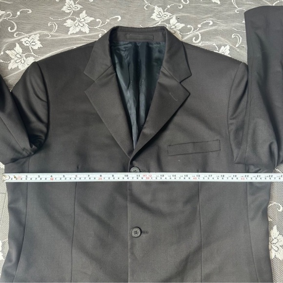 Versace Classic Black Wool Blazer Size 52 - Picture 8 of 15